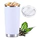 Taza Termo Café 20oz/600ml Taza Café de Acero Inoxidable Vaso de Viaje de Taza de café con Aislamiento al vacío de Doble Pared Taza de café de Acero Inoxidable