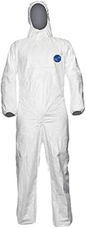 Tyvek Disposable Suit by Dupont with Elastic Wrists, Ankles and Hood (Medium)