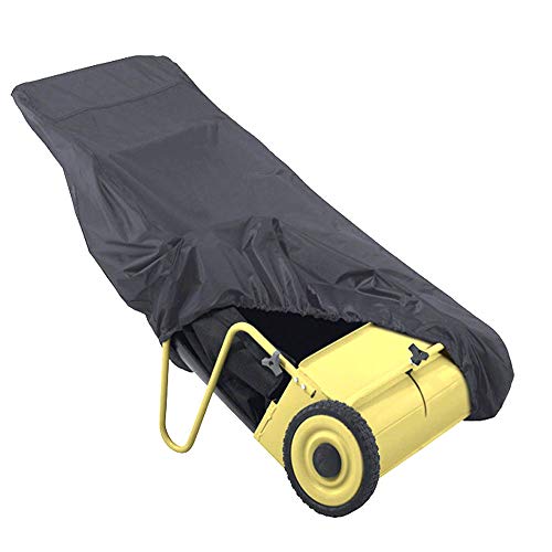 AFAGC Lawn Mower Cover, Universal Waterproof Heavy Duty UV Protection Tear Resistant Lawn Mower Cover - Fits All Standard Sized Gas, Electric, Reel Push Mowers,S