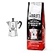 Bialetti Moka Express, Caffettiera in Alluminio da 1 Tazza + Perfetto Moka, Caffè Macinato Gusto Classico da 250 gr