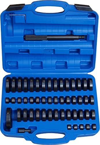 Bild 1 - Carmax Werkstattpresse 20T mit 2Pumpen + Druckstück Treibsatz 52-TLG. + Druckdornsatz 8tlg.