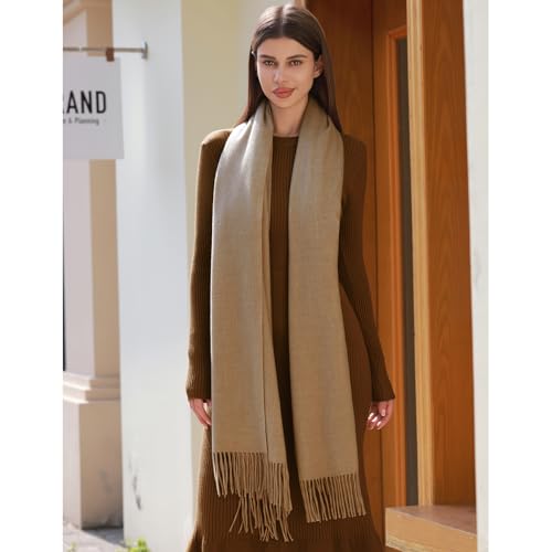 RIIQIICHY Women Scarf Pashmina Shawls and Wraps for Wedding Ladies Winter Scarves