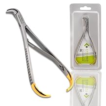 Matrix Band Holding Forceps - قبضة آمنة لوضع مصفوفة الأسنان السهلة - الذهب - 5.25 بوصة.