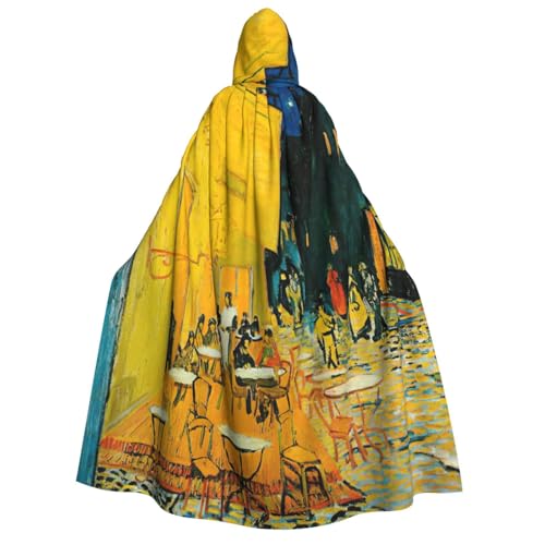 Cape à capuche unisexe longue pour costume Halloween et cosplay