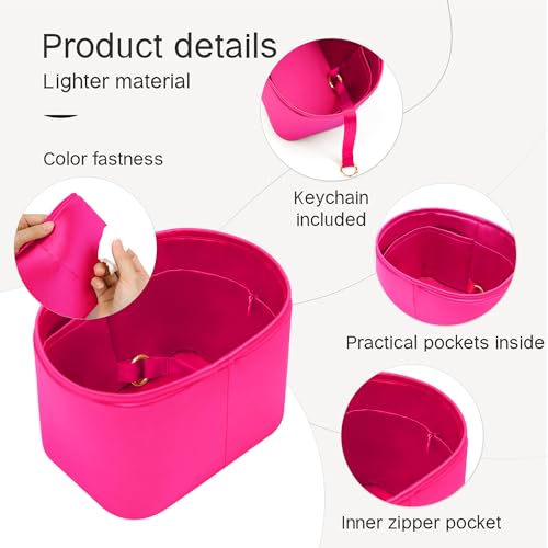 Image of Fits for Picotin Bag Insert Organizer For Hermes(18,RoseShocking)