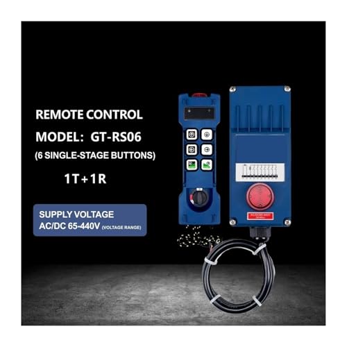 Télécommande industrielle de levage anti-interférence 65V-440V pour sécuriser les ponts roulants