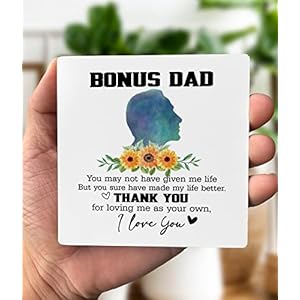 Tomybonusdadwoodplaquegiftiloveyoudadplaquewithwoodenstandmeaningfulwoodsignplaquegiftgiftforstepfathermeaningfulgiftsforstepdadbirthdaychristmasfathersdaygift Urban Country Home Decor To my bonus dad wood plaque gift i love you dad plaque with wooden stand meaningful wood sign plaque gift gift for stepfather meaningful gifts for stepdad birthday christmas fathers day gift urban country home decor
