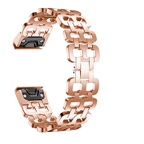 Banda de reloj de 26 mm de acero inoxidable compatible con 6X Pro 2