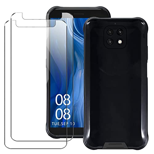 KZIOACSH Funda para Blackview BV4900s/BV4900/BV4900 Pro + [2 Pack] Cristal Templado,[Ultra Slim],[Anti-Rasguño] Protectora Caso de Cover Cover