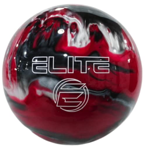 Elite Polyester Undrilled Bowling Balls_Many Color Options Available For Kids To Adults In 6-15 Lbs (9 Lbs, Red/Black/White) #TOP1