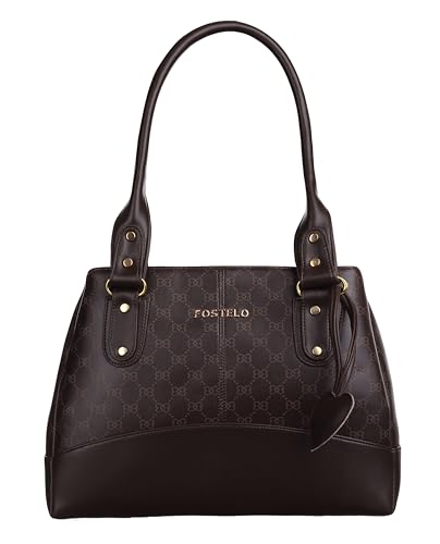 Image of Fostelo Women's Catlin Satchel Tote Handbag for Women | Ladies Purse | Stylish Shoulder Bag | Gift For Women