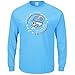 Smack Apparel North Carolina Fans. Carolina Blue 'Til The Day I'm Through. Blue T-Shirt (Sm-5X) (Long Sleeve, Large)