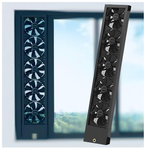 Extracteur de fenêtre rétractable Noir 135 design vertical