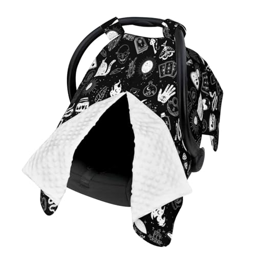 Gothic Minky Car Seat Cover