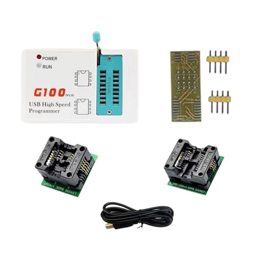 Programmateur G100 32 bits avec double fente pour puce BIOS et logiciel multilingue - 4