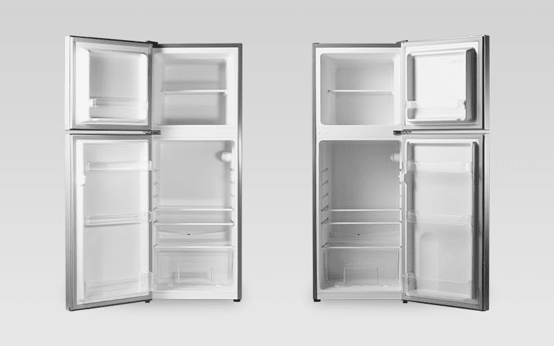 A-Stage 2ドア冷蔵庫 138L 直冷式 (シルバー) RF03A-138SL 冷蔵庫