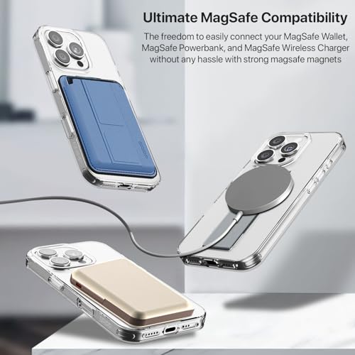 Image of GRIPP Holdit Case Compatible with Mag-Safe for iPhone 16 Pro Max | 8ft Drop-Tested with D30 Technology, Integrated Flexible Grip Band, Scratch Resistant, Shockproof, Lightweight Back Cover - Grey