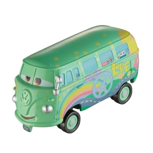 Disney Cars Toys Die-cast Fillmore WithNew Expression Vehicle