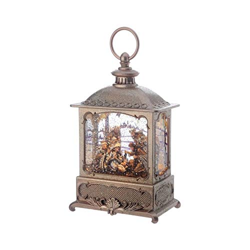 Globe d'eau carré idéal pour offrir Regency International 25,4 cm avec minuteur - 2