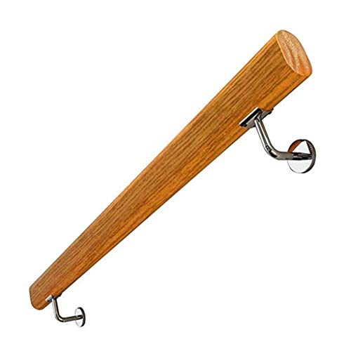 Handrail Wall Pine Stair Railing Anti-Skid Stair Railings Elderly Children Indoor And Outdoor Villa Loft Kindergarten, Size: 30-600cm Optional