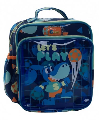 PUKET - Lancheira Térmica Puket Tuba Tubarão Futevôlei Azul Marinho