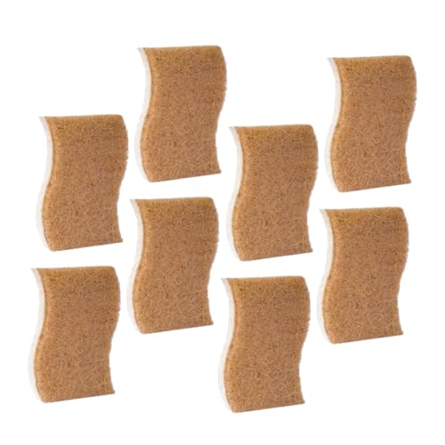HAWILLOSCH 8piezas Esponjas De Limpieza Multiusos De Trapo De Algodón De Pulpa De Madera para Lavar Platos Fregar La Cocina Cocina