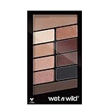 Wet n Wild - Color Icon 10 Pan Palette - Paleta de Sombras de Ojos - 10 Colores de Sombras Brillantes y Mates para el Día y la Noche, de Larga Duración y Fáciles de Mezclar - Nude Awakening