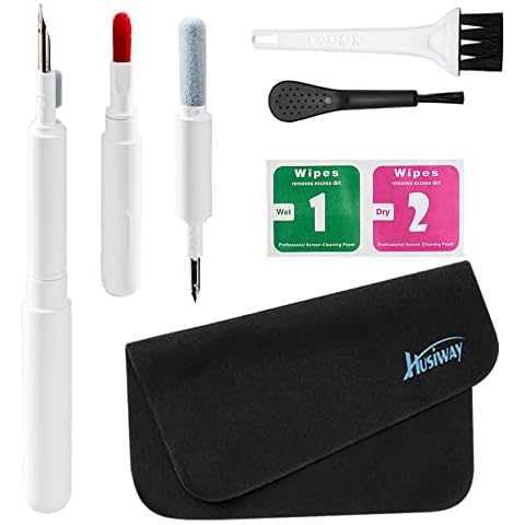 Cleaner Kit for Airpods Cleaning kit for Airpod Phone Cleaner Pen with Brush for Bluetooth Earbuds Keyboard Cellphones Wireless Earphones Laptop Camera 08E Cover