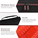ZUJFPL EVA Hard Case for JBL Charge 5 / Charge 4 Bluetooth Portable Speaker，Fit for JBL Charge 4 / Charge 5 Premium Travel Protective Carrying Storage Bag(Red)