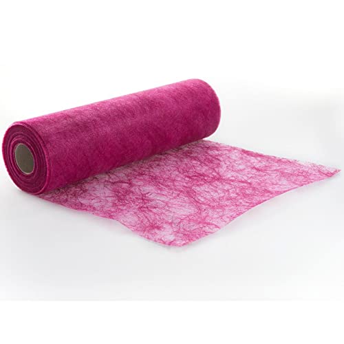 Protinam Chemin de Table en Fibre synthétique Fuchsia 3450 5m
