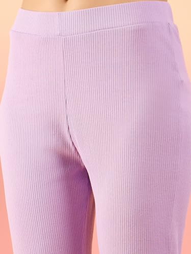 Image of Pivl Women's Bell Bottom /Boot Cut Trackpants - Stylish & Comfortable Casual Summer Wear|| Trouser