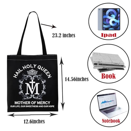 Bolso tote PWHAOO Marian Catholic - Bolso de consagración mariana, regalo inspirado en María miniatura 4