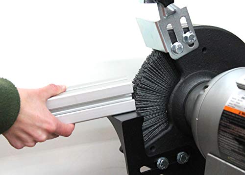 Image of Brush Research CW61280SC Nampower Composite Hub Abrasive Nylon Wheel Brush, Round Hole, Silicon Carbide Filament, 6 inch Diameter, 0.040 inch Wire Diameter, 2 inch Arbor Hole, 1.5 inch Bristle Length, (Pack of 1)