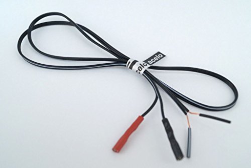 Câble général vélo-double/twin-câble 60 cm = 600 mm, avec électrique isolé sur une page par sTZVO, 2 fils Cover