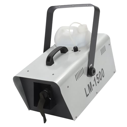 1500W Snow Machine for Christmas Party Stage Effect with Manual or Remote Control, 30sqm Coverage (US Plug 110V)