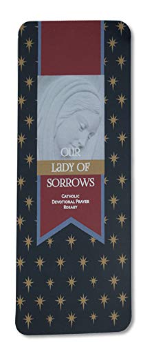 Venerare Seven Sorrows Rosary Chaplet | Traditional Catholic Devotion | Hand Made in Italy | Comes with Explanatory Brochure with All Prayers | Makes a Great Gift! (Cord Rosary - Mahogany)3