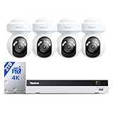 Reolink 4K Security Camera System with PT Auto-Tracking, 355&deg;Pan 50&deg;Tilt, 4K PoE Cameras Home...