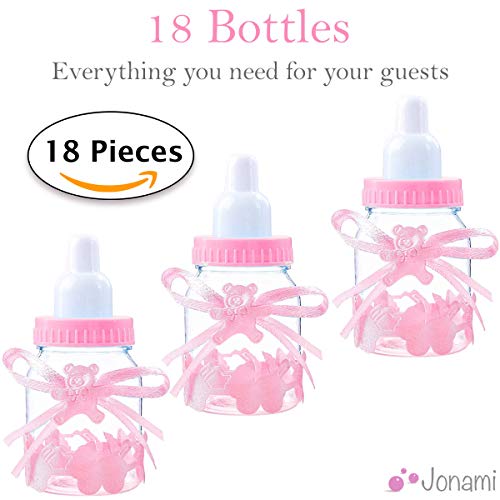 Babyfeest Meisje Decoratie Snoepjes Doos 18 Fles Roze Decoratie Nieuw Geboren, Babyshower, Babyborrel Gastgeschenken… - Image 3