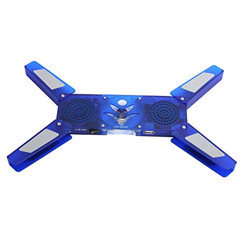 Base enfriadora plegable para laptop con USB y LED miniatura 5