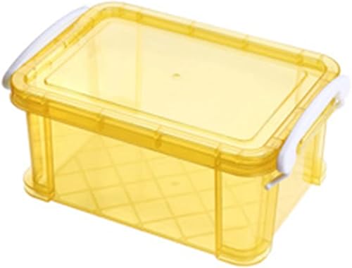 kobeIeen Tarjetero transparente con tapa hermética extraíble, caja de colección de tarjetas de notas, organizador de tarjetas flash para oficina y