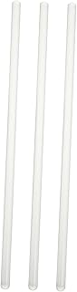 SOLUSTRE 3pcs Glass Rod Glass Buret Mixer Glass Stir Sticks Laboratory Stirrer for Use Glass Bar Glass Stick Glass Stirring Reusable Mixing Tool Cocktail Stirring Glass Round Rod Liquid
