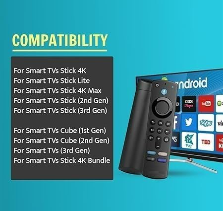 Image of Remote Control Original Compatible with 3rd Generation tv Stick