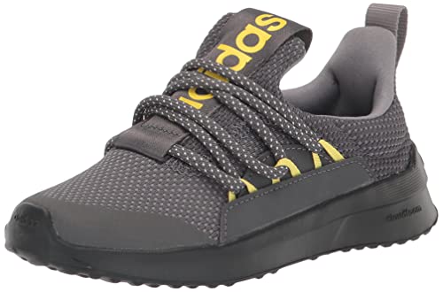 adidas Lite Racer Adapt 5.0 Running Shoe, Grey/Grey/Carbon, 6 US Unisex Big Kid