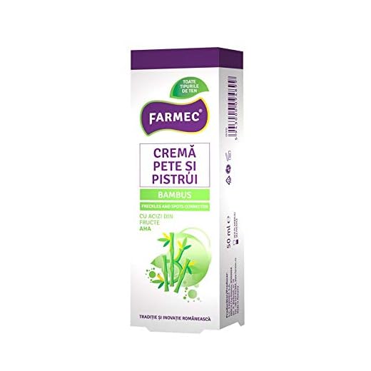 Crema para manchas, pecas y blanquo del cutis- con ácidos de frutas