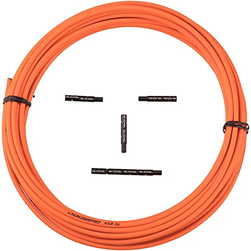 Jagwire - Pro 5 mm KEB-SL Compressionless Bicycle Brake Housing | Kevlar-Reinforced | Slick-Lube Inner Liner | 10 Meters | Orange