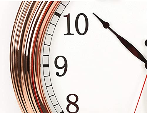 Horloge murale de jardin extérieur en métal robuste avec support - 3