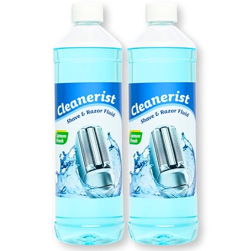 Cleanerist | 2x 1L liquide de recharge pour rasoir Braun Clean & Renew (Series 3/5/7/8/9) – Remplace 20 cartouches CCR – Solution nettoyante efficace pour...