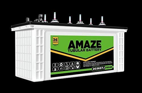 Amaze 2036STJ Jumbo Tubular Inverter Battery 150Ah(36 Months Warranty)
