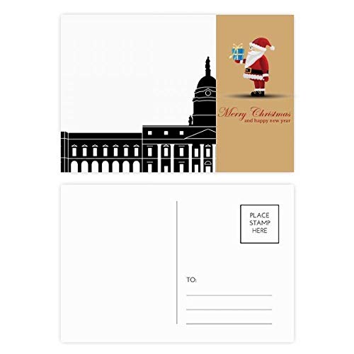 Cartes postales Dublin rigides lot de 20 pour écrire vos vœux de Noël sans bavure