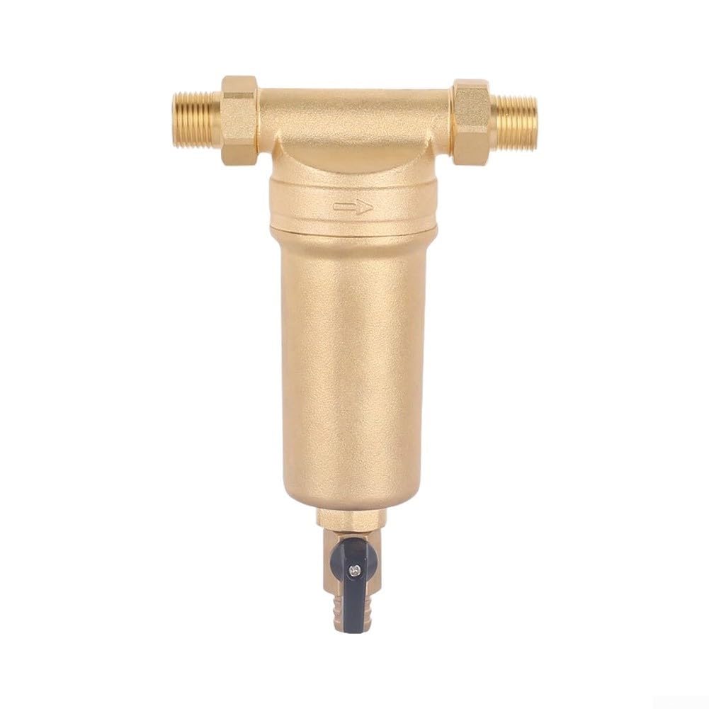 per Filtro Sedimenti Ottone Spin-Down 20x15cm Valvola Scarico(6 Points 4 Points)